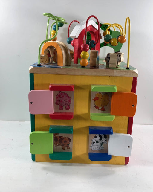 secondhand Battat Wooden Activity Cube