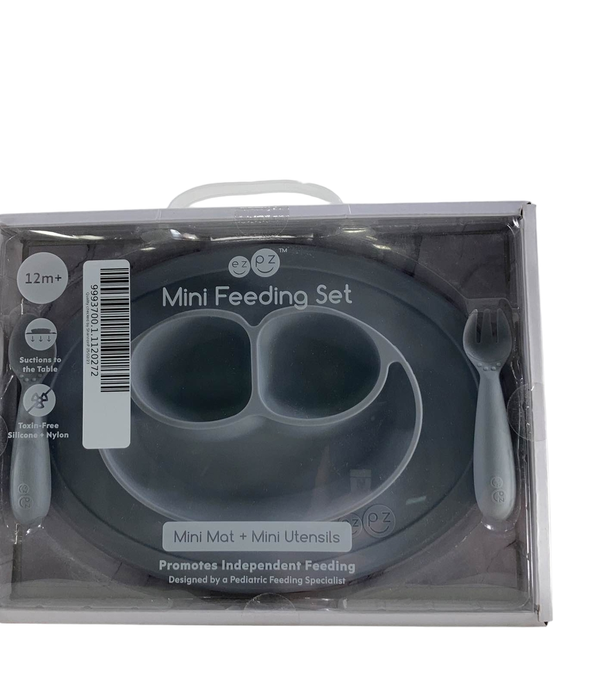 Shop ezpz Mini Feeding Set, Gray at GoodBuy Gear