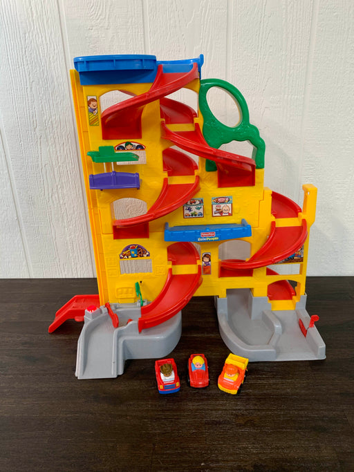 used Fisher Price Little People Wheelies Stand n Play Raceway