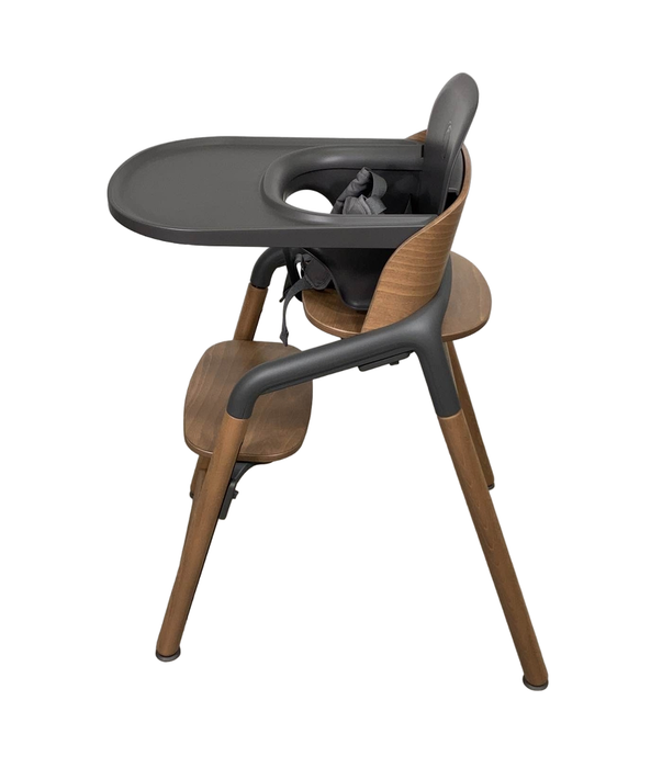 Shop Bugaboo Giraffe High Chair, w/ Grey Baby Set, Warm Wood/Grey at GoodBuy Gear