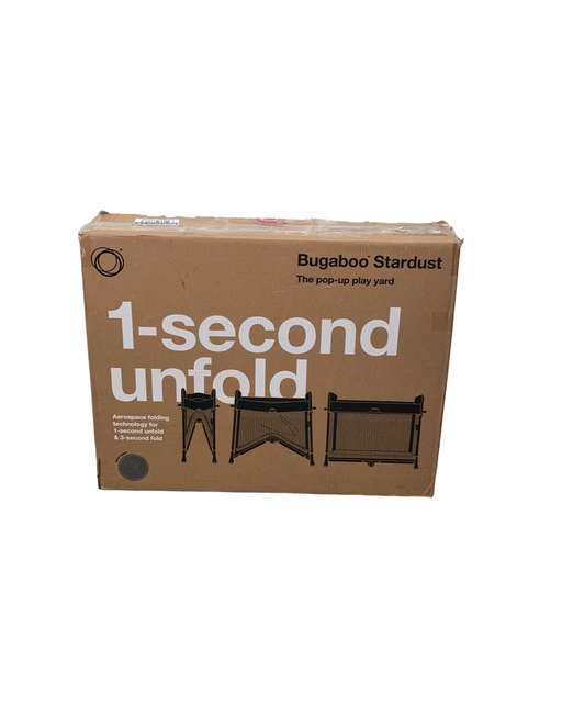 used Bugaboo Stardust Playard, Grey Melange