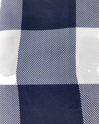 secondhand Nojo Fitted Crib Sheet, Navy and White