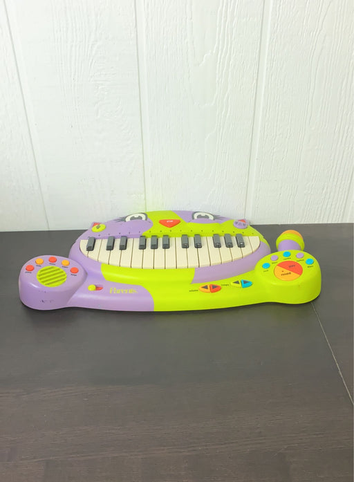 used B. toys Meowsic Keyboard, Purple and Green