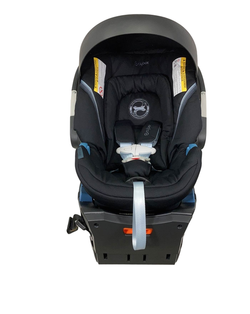 used Cybex Aton 2 Infant Car Seat, Deep Black, 2021