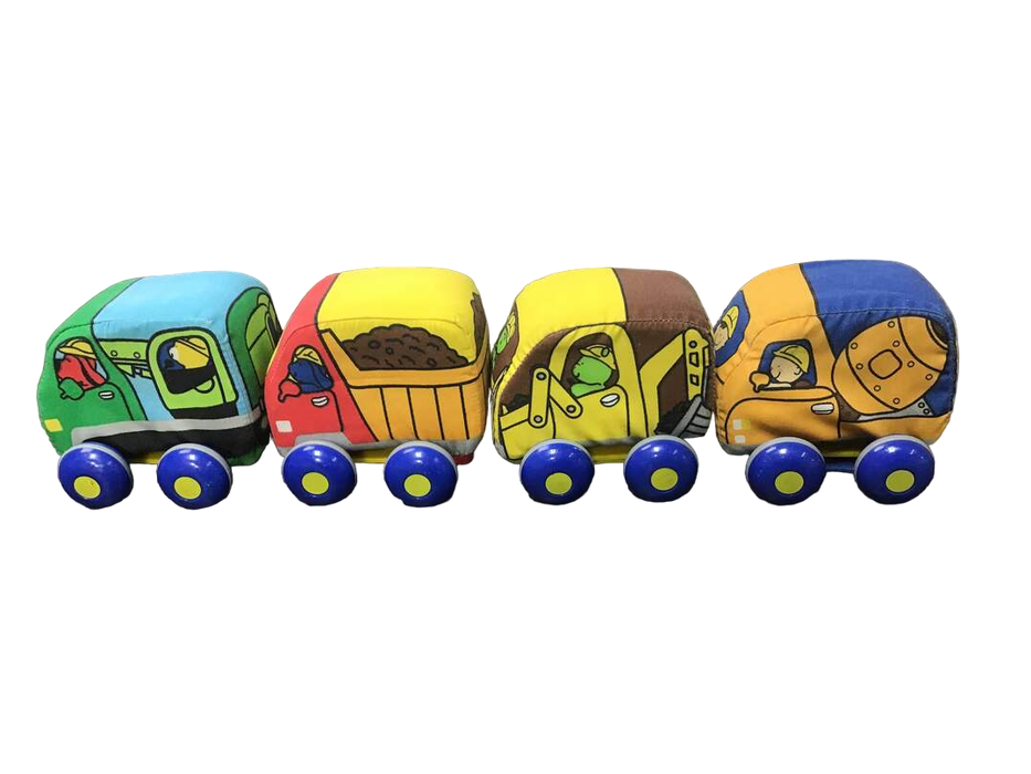 secondhand Melissa & Doug K’s Kids Pull-Back Vehicle Set