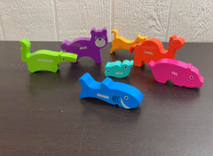 secondhand Spark. Create. Imagine 7-Piece Stacking Animal Puzzle