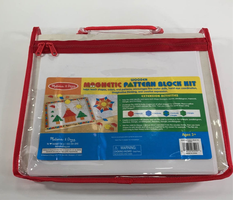 used Melissa & Doug Magnetic Pattern Block Kit