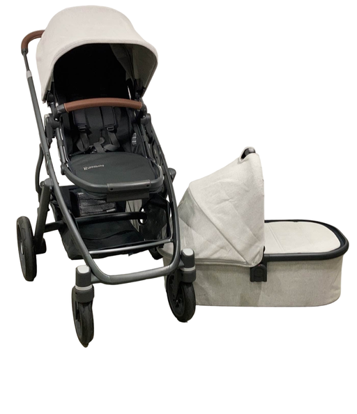 used UPPAbaby VISTA V2 Stroller, 2022, Anthony (White & Grey Chenille)