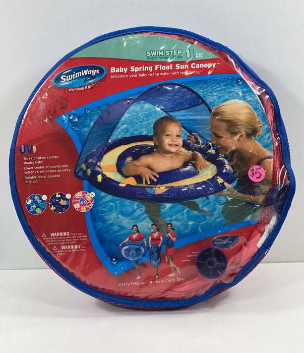 Shop SwimWays Baby Spring Float with Sun Canopy at GoodBuy Gear