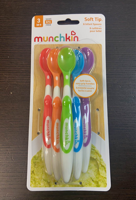 used Munchkin Soft Tip Infant Spoons