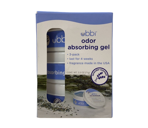 used Ubbi Odor Absorbing Gel, 3pk, Lavender