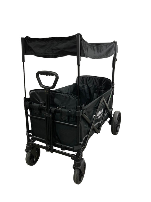 used Wonderfold X2 Push + Pull Double Stroller Wagon, 2021, Black