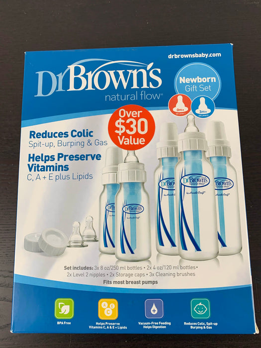 secondhand Dr. Brown's Natural Flow Original Newborn Bottle Gift Set