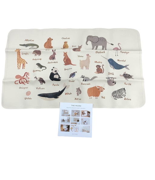 used Gathre Micro Mat, Ivory/Animal Alphabet