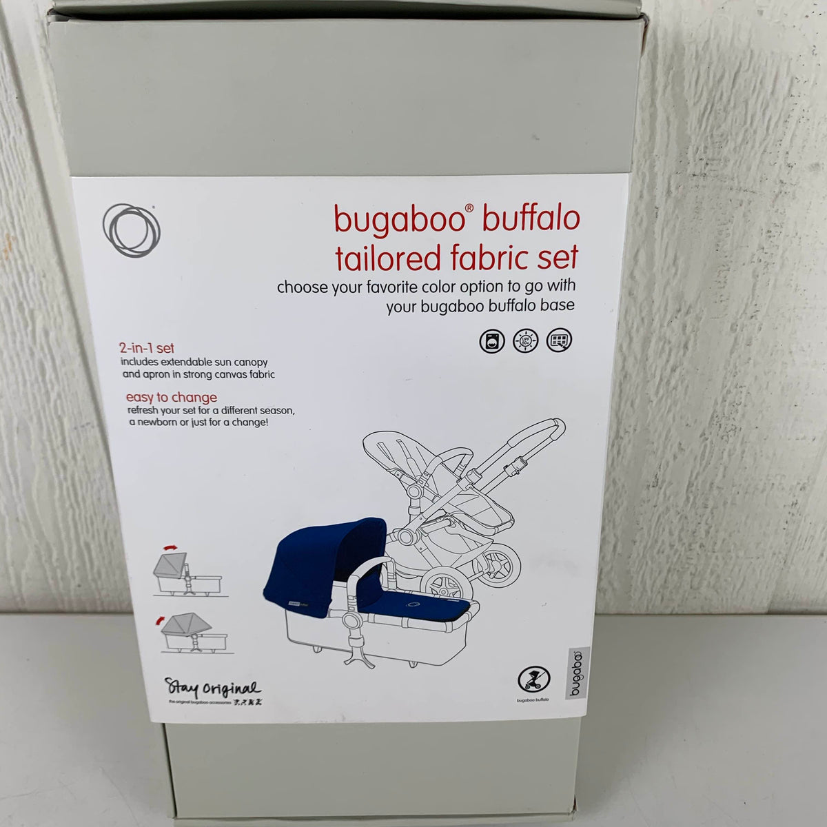 bugaboo buffalo apron Bugaboo Buffalo Tailored Fabric Set, Petrol Blue