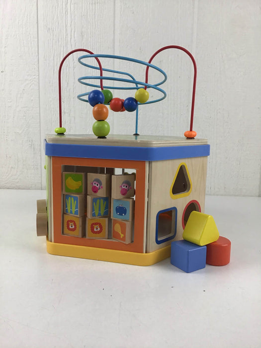 used Top Bright 7-in-1 Wooden Activity Cube Toy