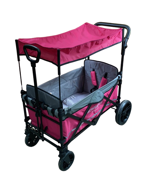 used Wonderfold X2 Push + Pull Double Stroller Wagon, 2021, Pretty-n-Pink