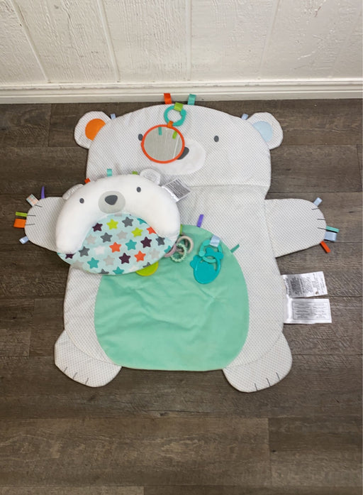 used Bright Starts Tummy Time Prop & Play Mat, Bear