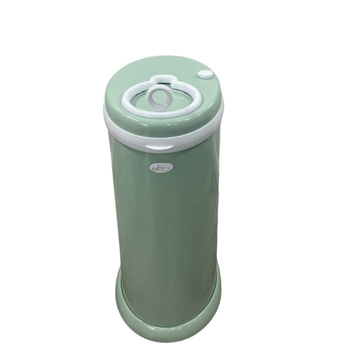 used Ubbi Diaper Pail, Sage HIDDEN PHOTOS