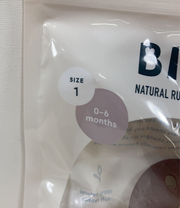 Shop Bibs Natural Pacifier, Chestnut, Size 1 (0+ months) at GoodBuy Gear