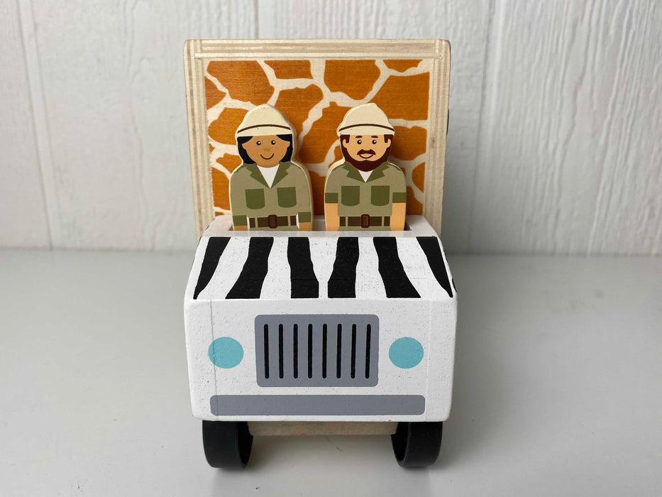 secondhand Melissa & Doug Safari Animal Rescue Truck