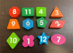 secondhand Melissa & Doug Shape Sorting Clock