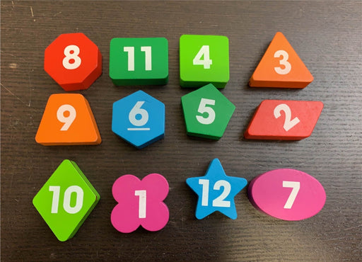 secondhand Melissa & Doug Shape Sorting Clock