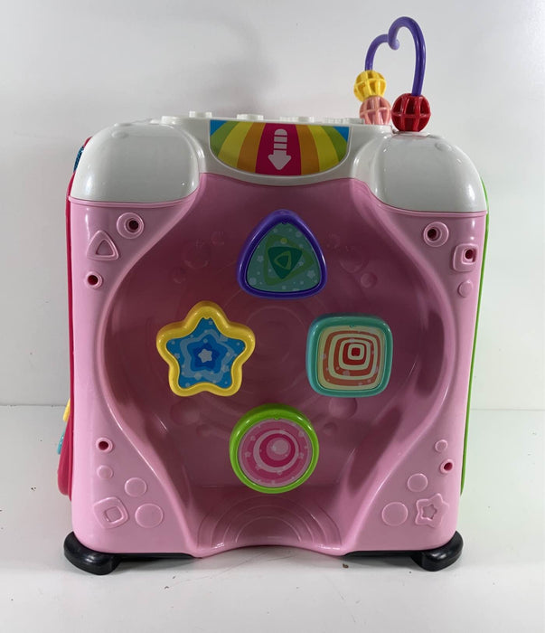 secondhand VTech Alphabet Activity Cube, Pink