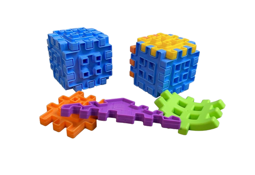 secondhand Little Tikes Wee Waffle Blocks