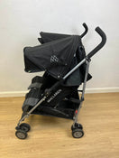 secondhand MacLaren Twin Triumph Stroller, Black/Charcoal