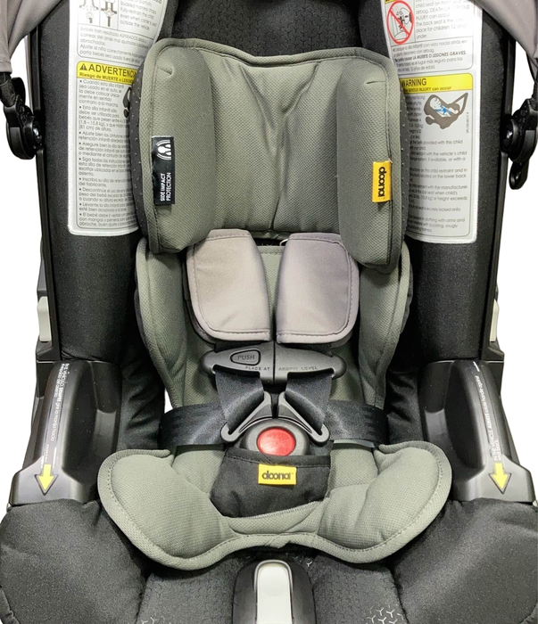 Doona Infant Car Seat & Stroller Combo, 2022, Grey Hound