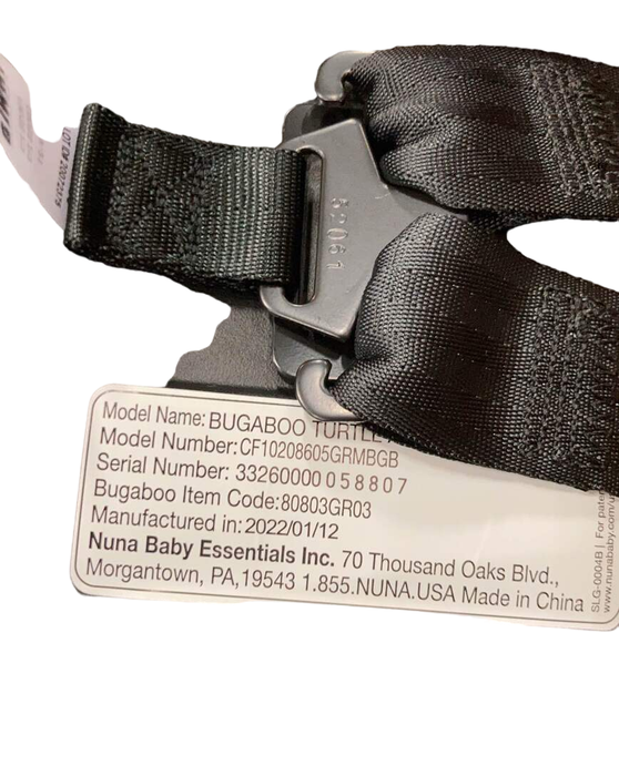 Bugaboo Turtle Air By Nuna Car Seat, Grey Melange, 2022