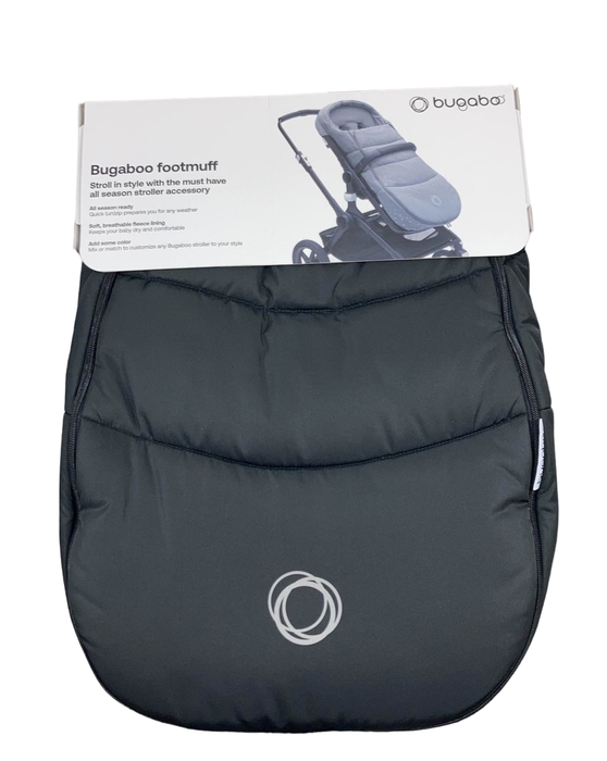 used Bugaboo Footmuff, Midnight Black