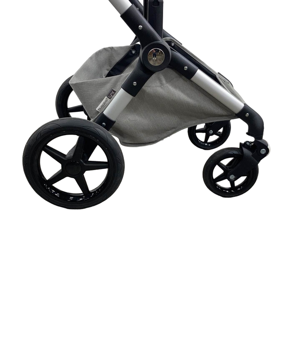 Bugaboo Lynx Stroller Chassis, w/ Underseat Basket & Wheels, Aluminum, 2019