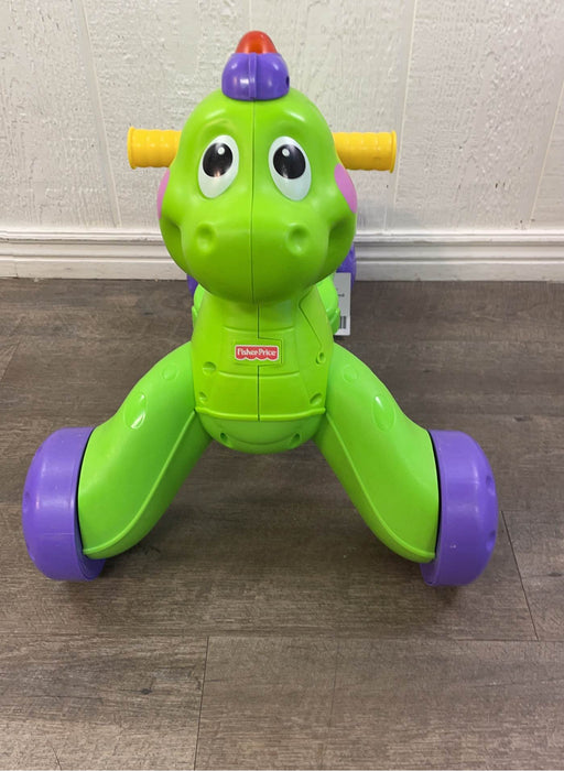 secondhand Fisher Price Go Baby Go! Stride To Ride Dino