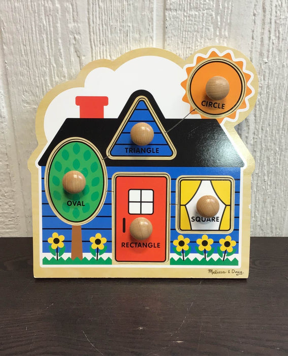 used Melissa & Doug Jumbo Knob Puzzle