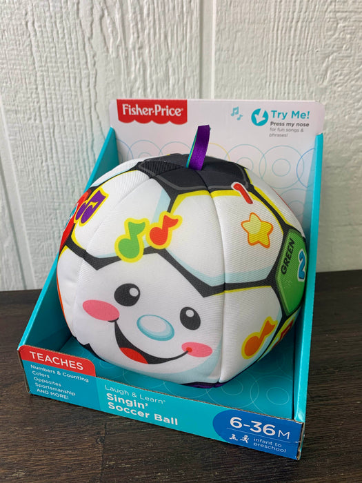 used Fisher Price Laugh & Learn Singin’ Soccer Ball