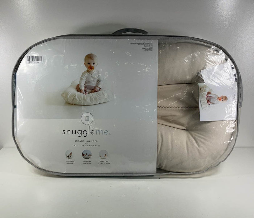 used Snuggle Me Organic Sensory Infant Lounger, Natural