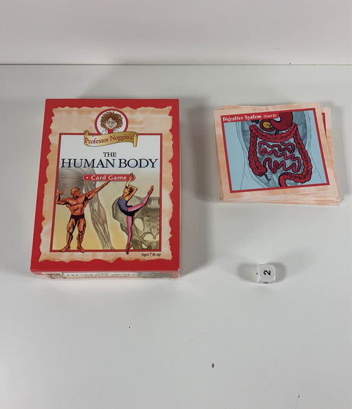 secondhand Outset Media Games Professor Noggin's The Human Body Card Game