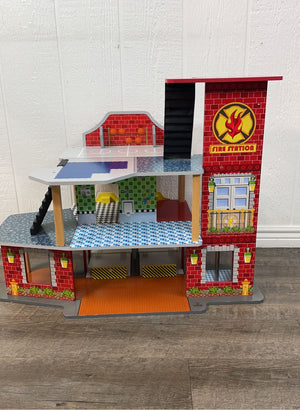 Kidkraft police and fire deals station playset