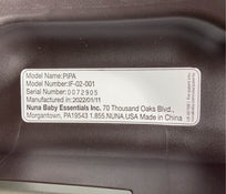 Nuna PIPA Series Car Seat Base, 2022 - HIDDEN NEEDS PHOTOS 7/8