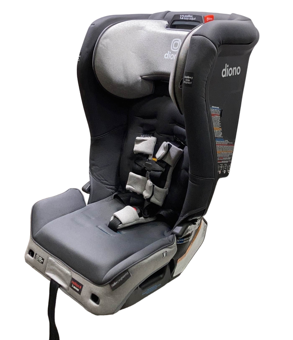 used Diono Radian 3RXT SafePlus Car Seat, 2022, Gray Slate