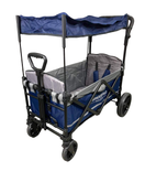 used Wonderfold X2 Push + Pull Double Stroller Wagon, 2021, Navy