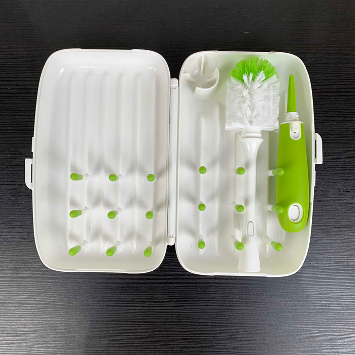 Shop OXO Tot On The Go Drying Rack With Bottle Brush, Green at GoodBuy Gear