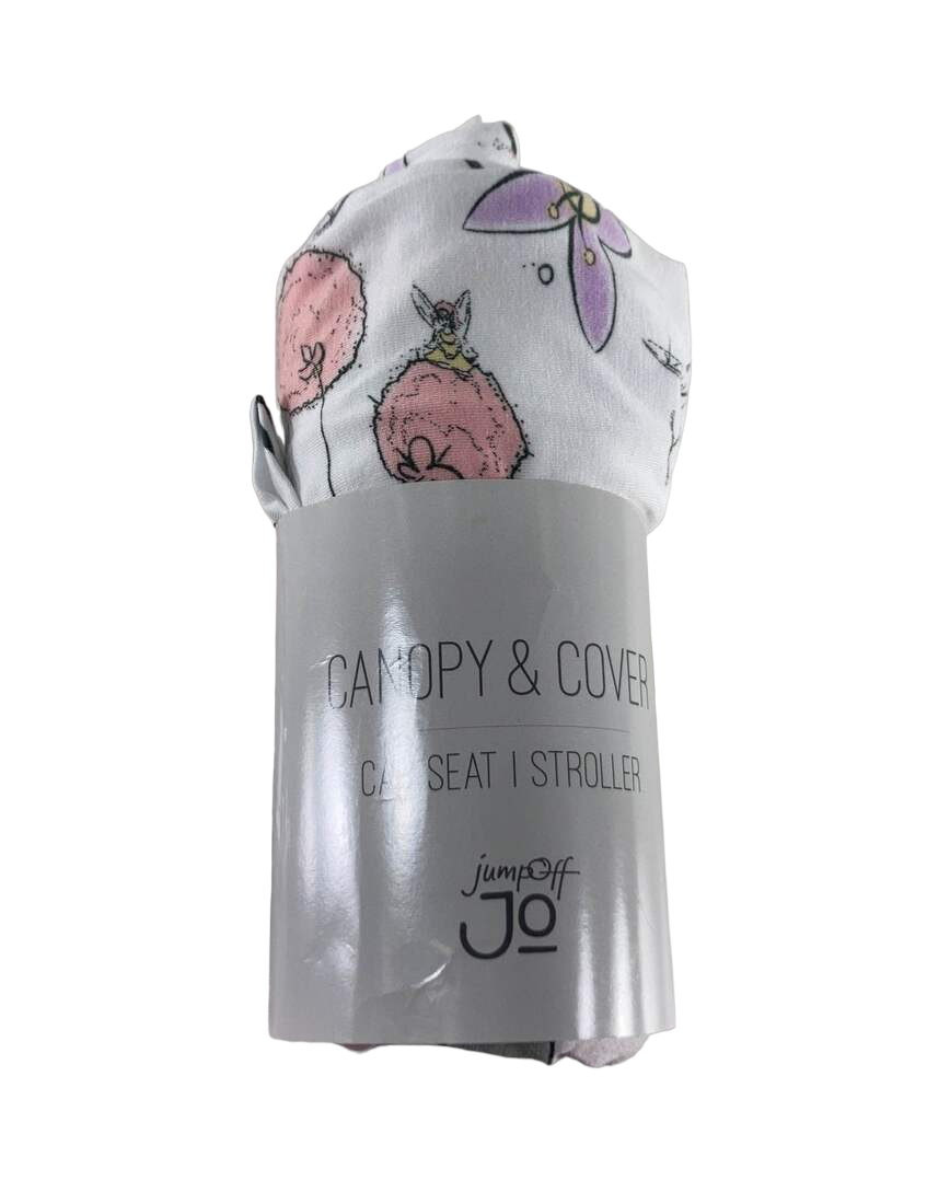JumpOff Jo Canopy Cover For Car Seat and Stroller, Fairy Blossom