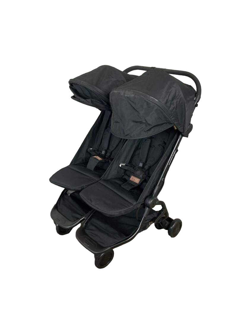 Mountain Buggy Nano Duo Stroller, 2017, Black Mountain Buggy Nano Duo Stroller, 2017, Black