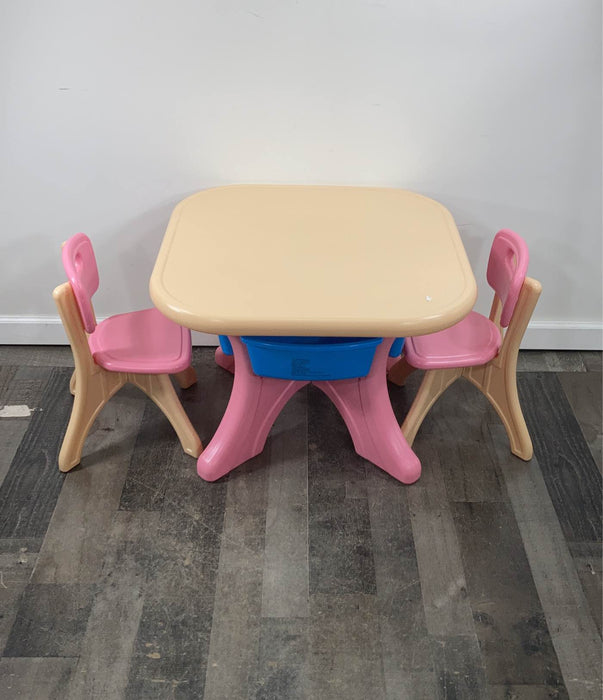 used Costzon Kids Table and Chair Set,, Pink