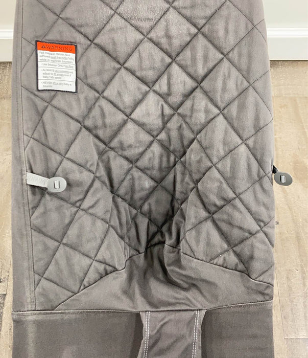 BabyBjorn Bouncer Bliss, Dark Gray Frame, Anthracite Cotton Classic Quilt