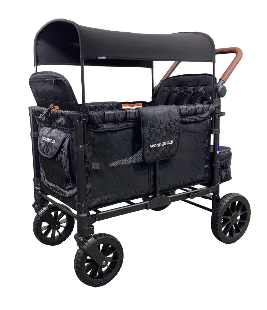 wonderfold elite quad stroller wagon Wonderfold W4 Luxe Quad Stroller Wagon, 2023, Elite Black Camo