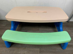 secondhand Little Tikes Easy Store Picnic Table